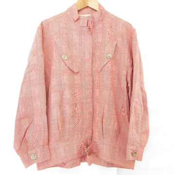 Christian Dior Check Stand Collar Jacket