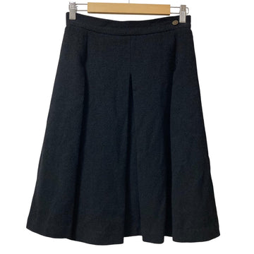 Chanel Box Pleats Tweed Skirt