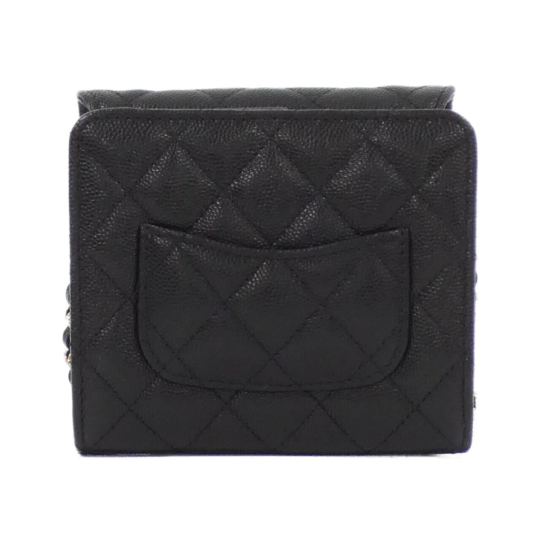 Chanel AP3061 Caviar Skin Chain Clutch