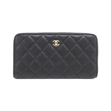Chanel Timeless Classic Line Lambskin Long Wallet