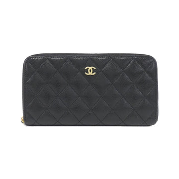 Chanel Timeless Classic Caviar Skin Long Wallet