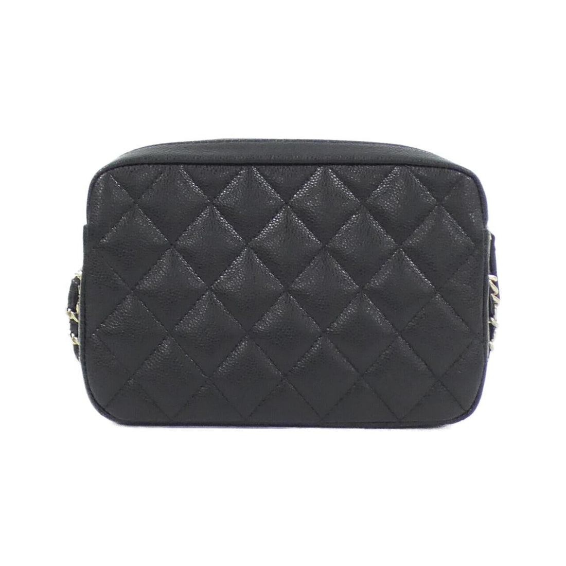 Chanel Timeless Classic Caviar Skin Chain Clutch