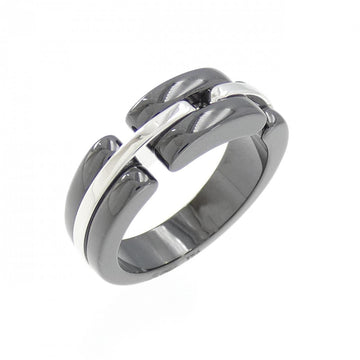 Chanel Ultra Collection 750 White Gold Ceramic Ring