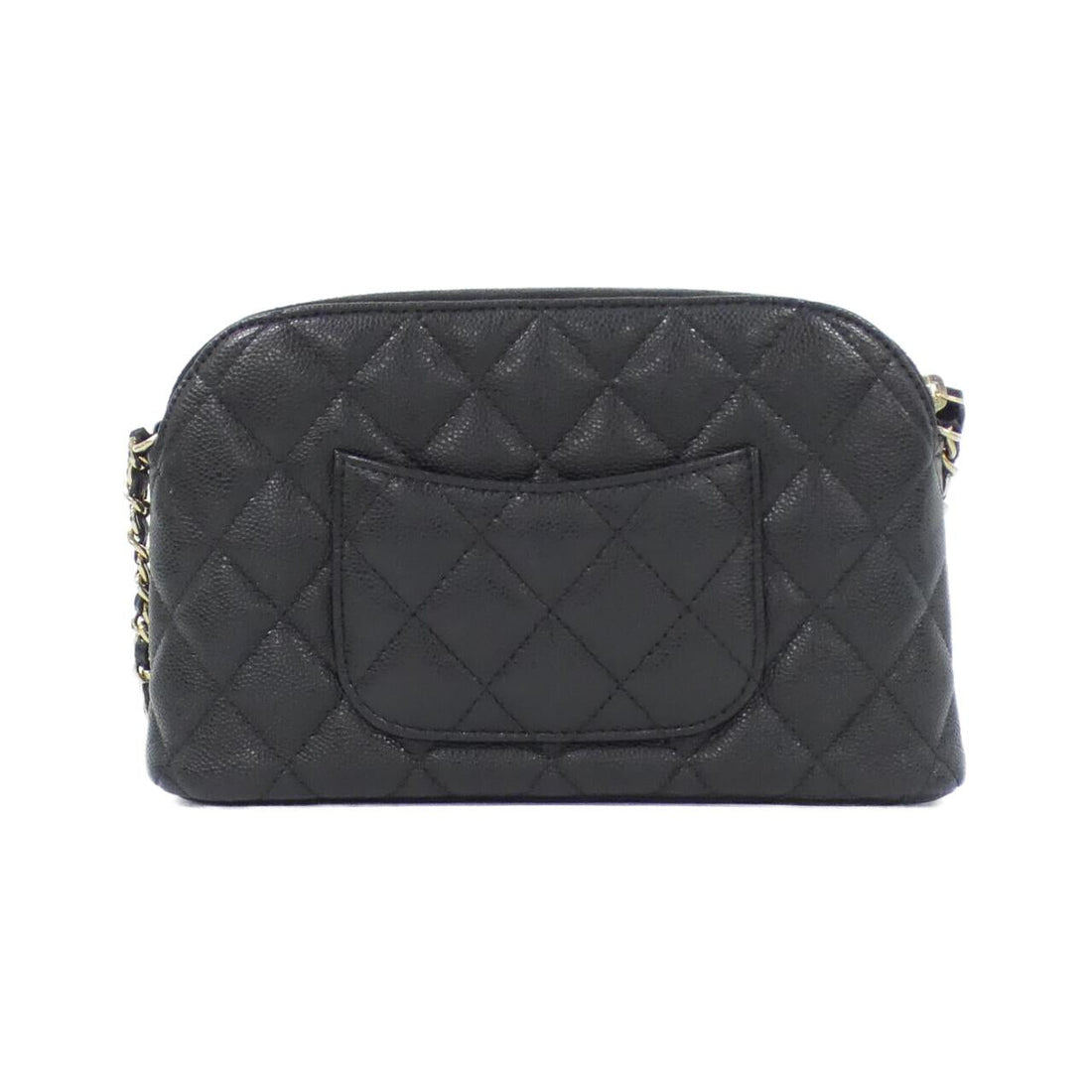 Chanel Timeless Classic Caviar Skin Chain Clutch