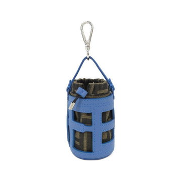 Fendi 7AS158 AMAD Leather Canvas Bag Charm