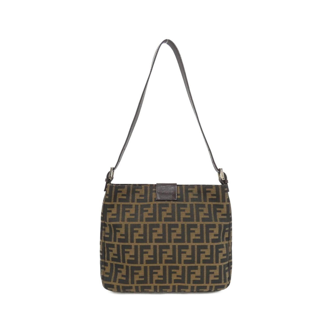 Fendi 26720 Canvas Shoulder Bag