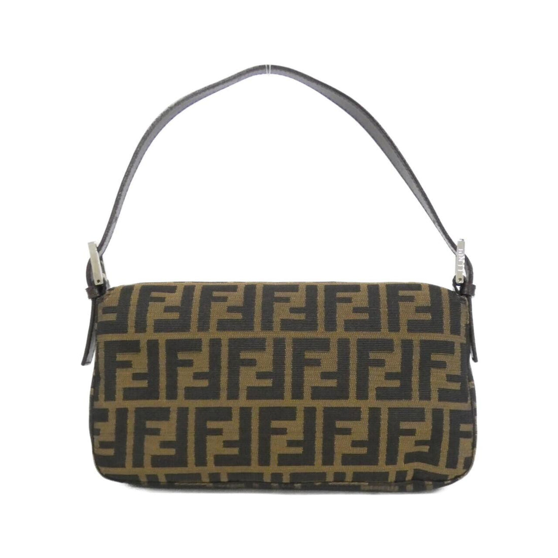 Fendi Baguette Canvas Shoulder Bag