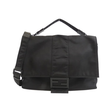 Fendi Baguette Messenger Large Nylon Shoulder Bag
