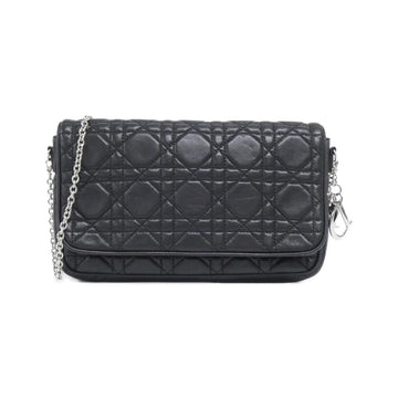 Christian Dior S435PPCAL Leather Shoulder Bag