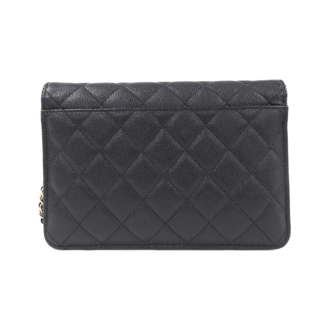 Chanel Timeless Classic Line Caviar Skin Chain Clutch