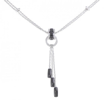 Chanel Ultra Collection 750 White Gold Ceramic Diamond Necklace