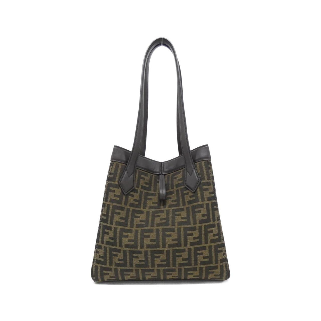 Fendi Origami MEDIUM Canvas Calf Shoulder Bag