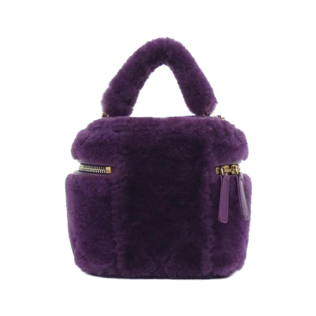 Chanel AS3357 Shearling Lamb Shoulder Bag