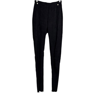 Chanel Lambskin Suede Skinny Pants