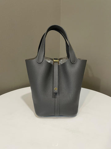 Hermes Picotin Lock 18 Graphite Clemence