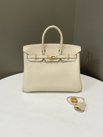 Hermes Birkin 25 Craie Swift