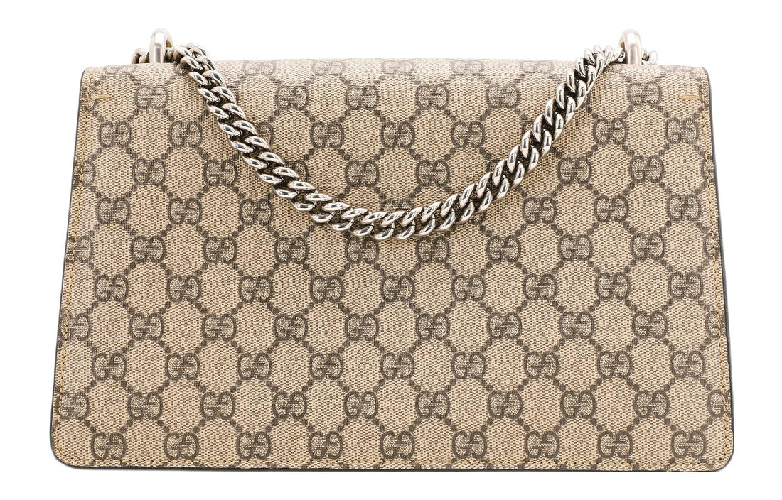 (WMNS) GUCCI [Dionysus] Small GG Shoulder Bag Beige/Ebony 400249-KHNRN-8642