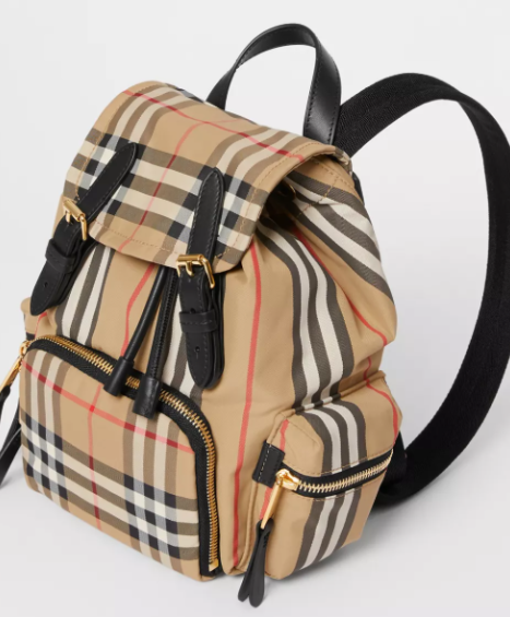 Burberry The Small Rucksack in   Checkers