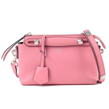 FENDI By The Way Mini 2Way Leather Shoulder Bag Pink 8BL135
