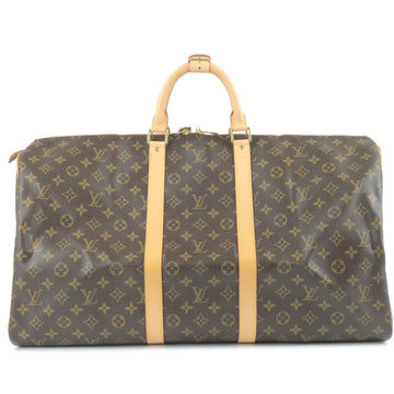 Louis Vuitton Monogram Keep All 55 Travel Bag Boston Bag M41424