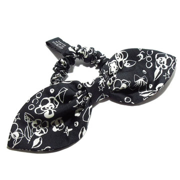Chanel bow silk hair accessory