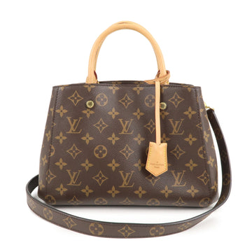 Louis Vuitton Monogram Montaigne BB 2Way Bag Hand Bag M41055