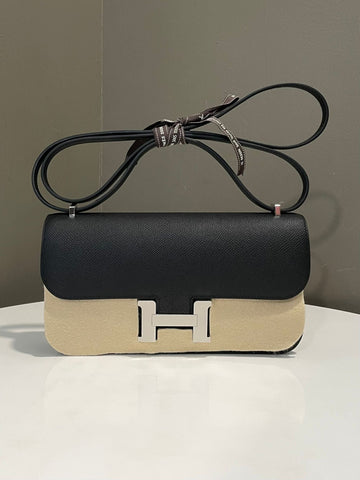 Hermes Constance 1- Elan Black Noir Epsom