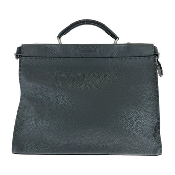 Fendi Peekaboo Selleria Leather Briefcase