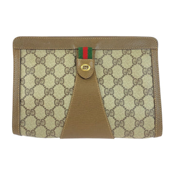 Gucci GG Supreme Canvas Clutch Bag