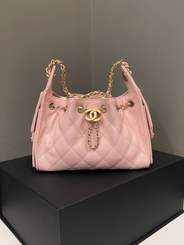 Chanel 25 Mini Bag Sakura Pink Caviar