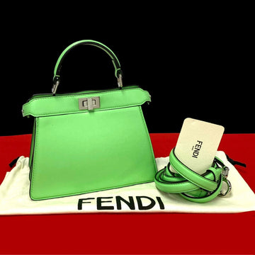 Fendi Peekaboo ISeeU Petit Leather 2way Bag