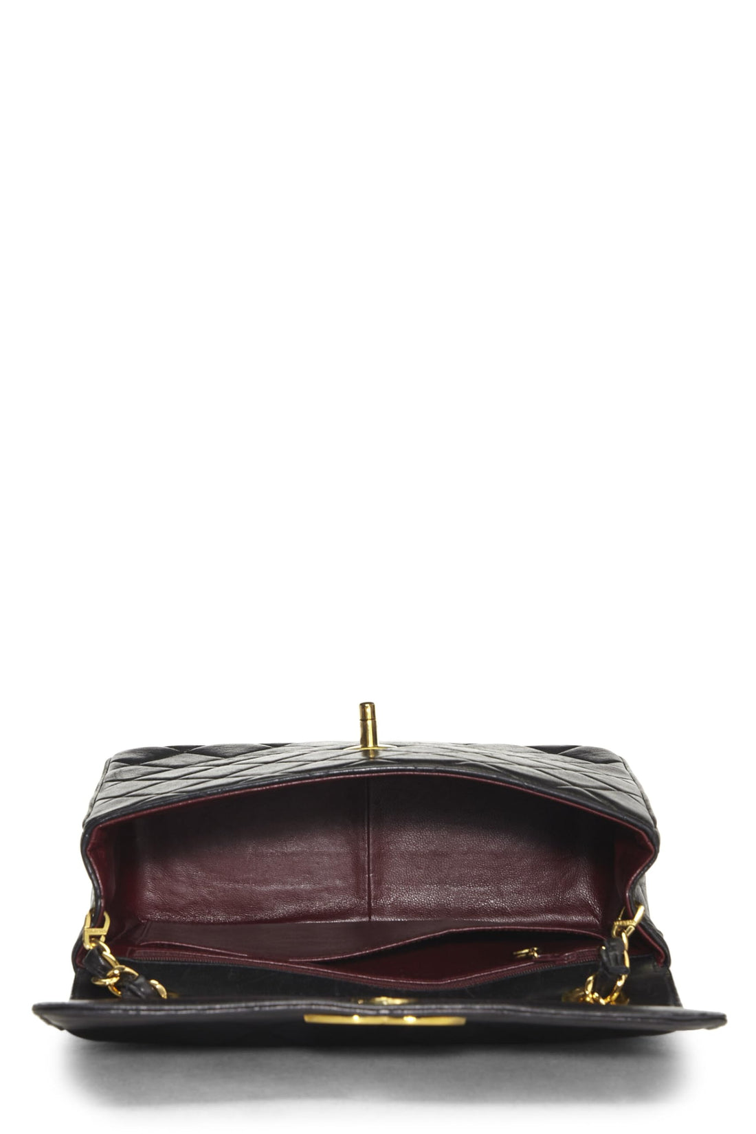 Chanel,  Black Lambskin Big 'CC' Square Flap, Black