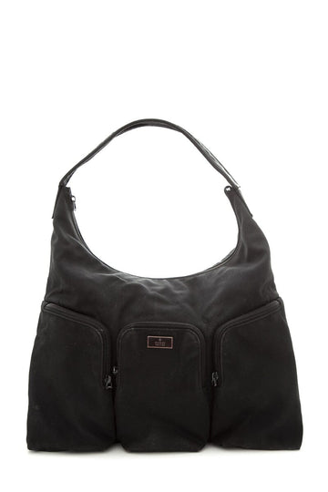 Gucci   Black Triple Pouch Handbag