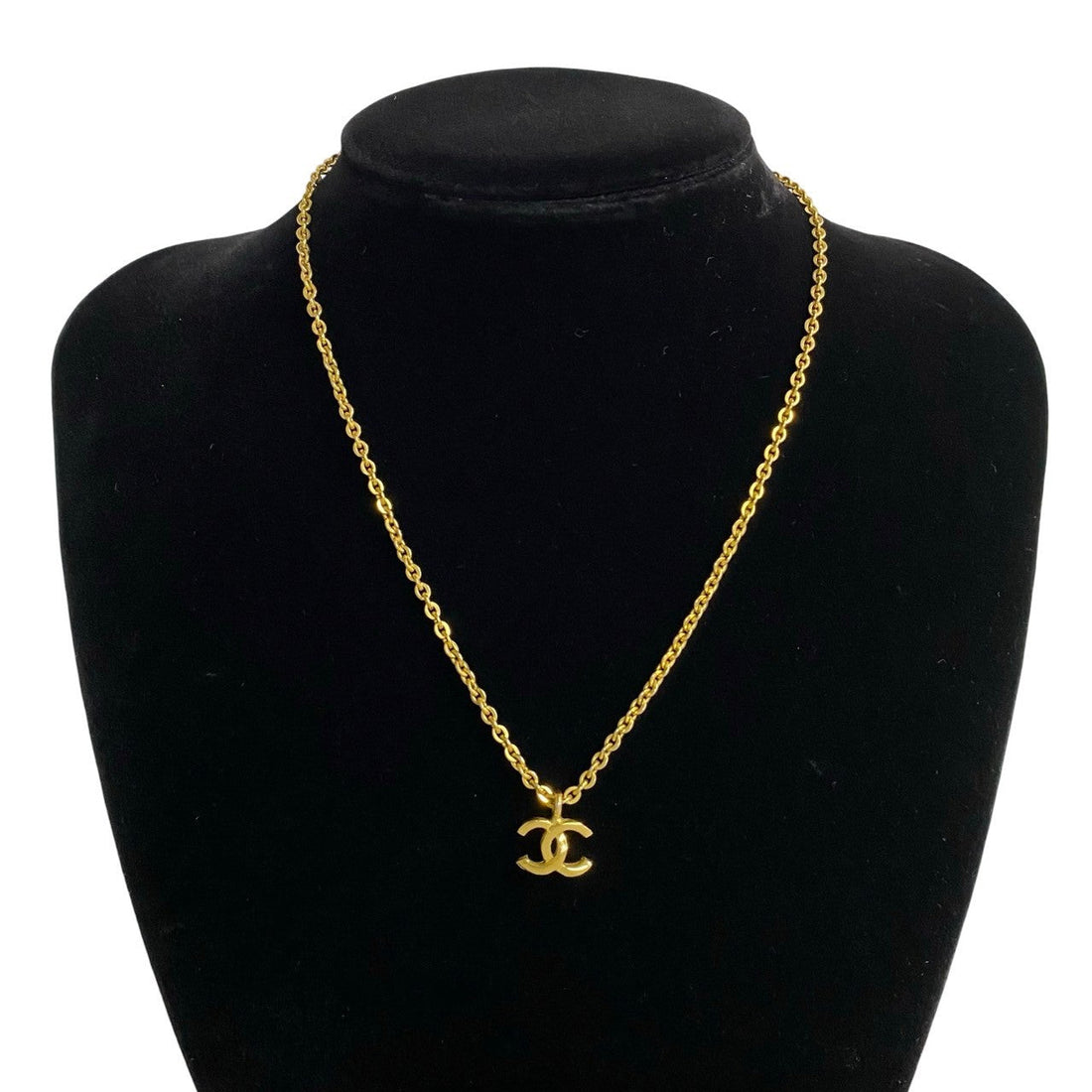 CHANEL Necklace Gold Plated gold