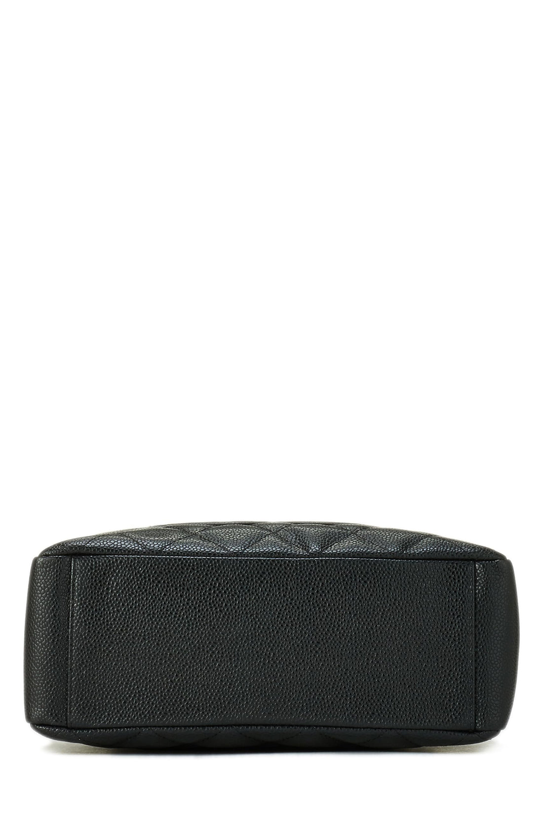 Chanel,  Black Quilted Caviar Petite Shopping Tote (PST), Black
