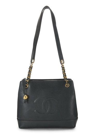 Chanel,  Green Caviar 'CC' Tote Small, Green
