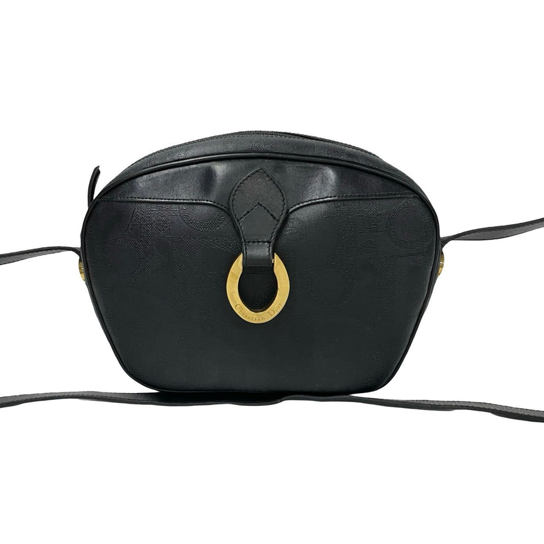 Christian Dior Trotter Leather Shoulder Bag