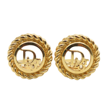 Christian Dior Logo Earrings