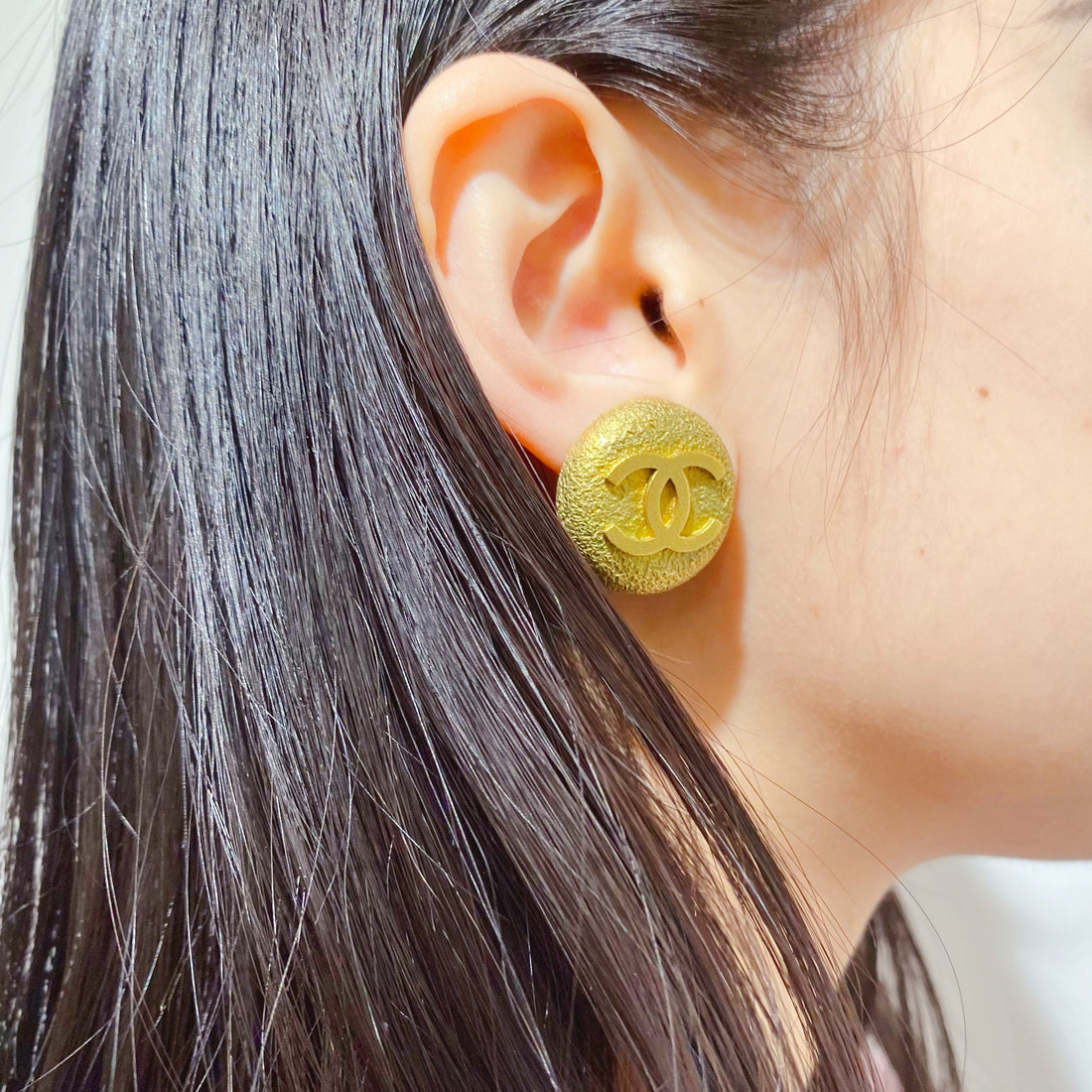 Chanel   Double C Gold Earrings