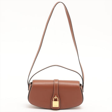 Celine Clutch on Strap Tabou Brown/Tan
