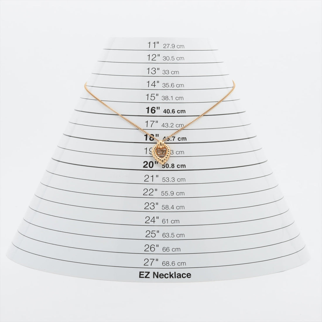 Dior CD Gold Necklace Costume Jewellery