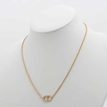 Christian Dior Rhinestone Gold Necklace Costume Jewellery
