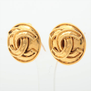Chanel   Coco Round Clip On Earrings Costume Jewellery