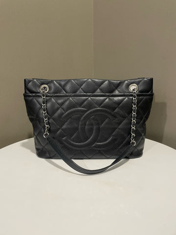 Chanel Timeless CC Tote Bag Black Caviar