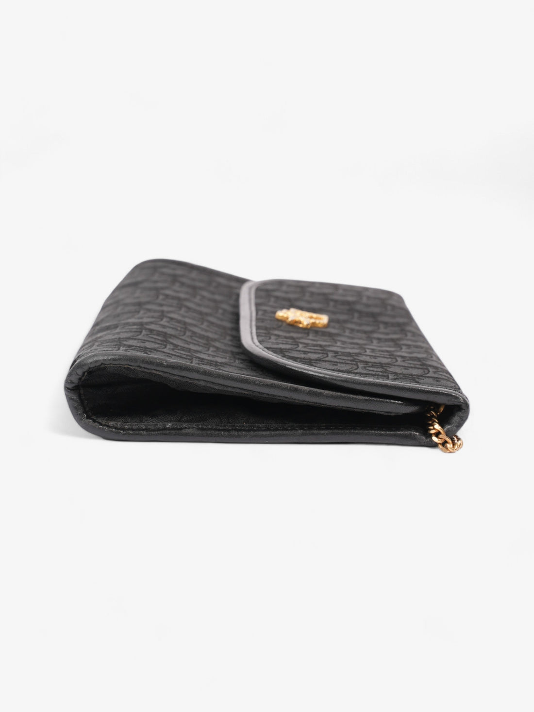 Christian Dior   Trotter Chain Black Diorissimo Canvas