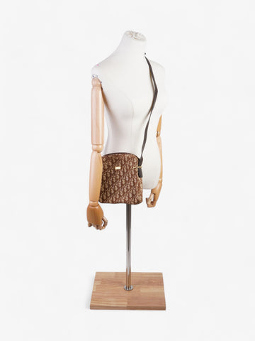 Christian Dior   Trotter Brown Canvas