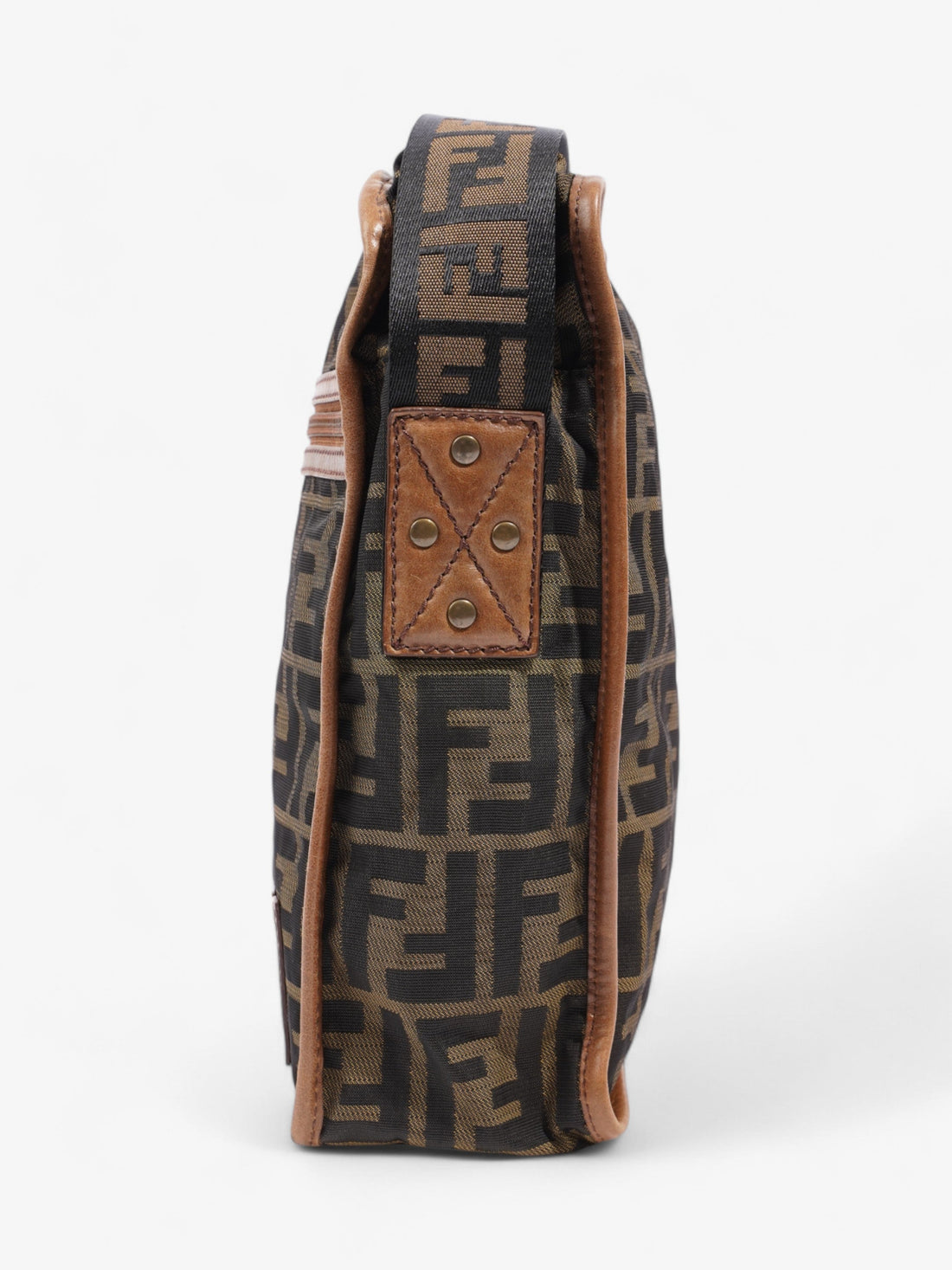 Fendi Messenger Bag Monogram Coated Canvas