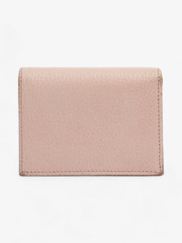 Gucci GG Marmont Compact Wallet Light Pink Leather