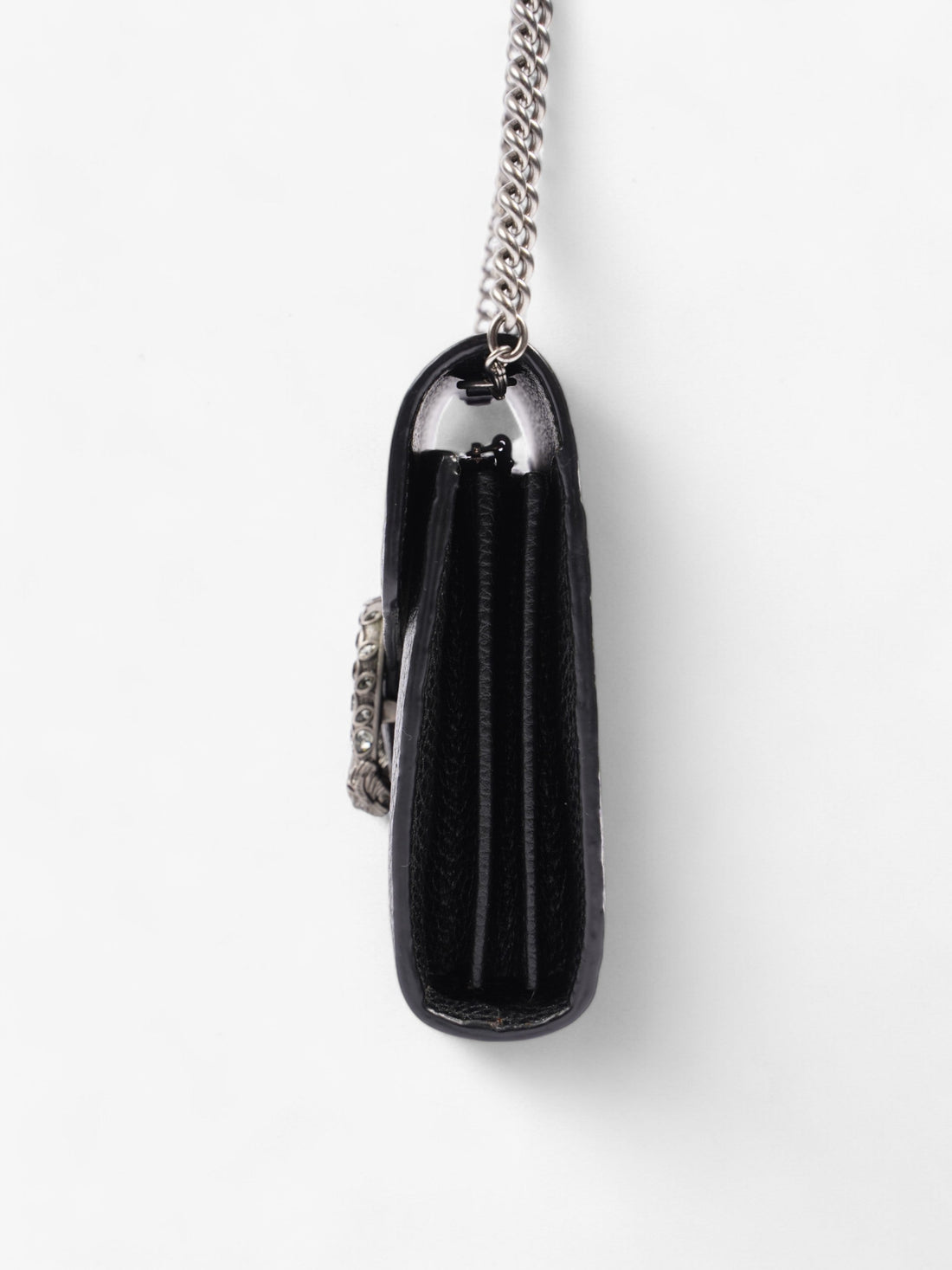 Gucci Dionysus Chain Wallet Black Leather