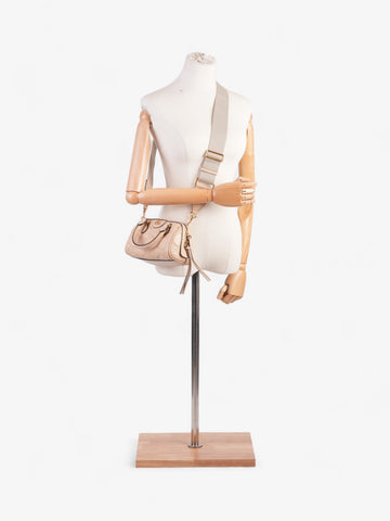 Gucci GG Super Top Handle Bag Light Beige Leather Mini